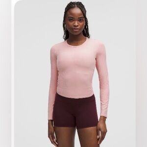 Lululemon All It Takes Back-Twist Ribbed Long Sleeve Tee